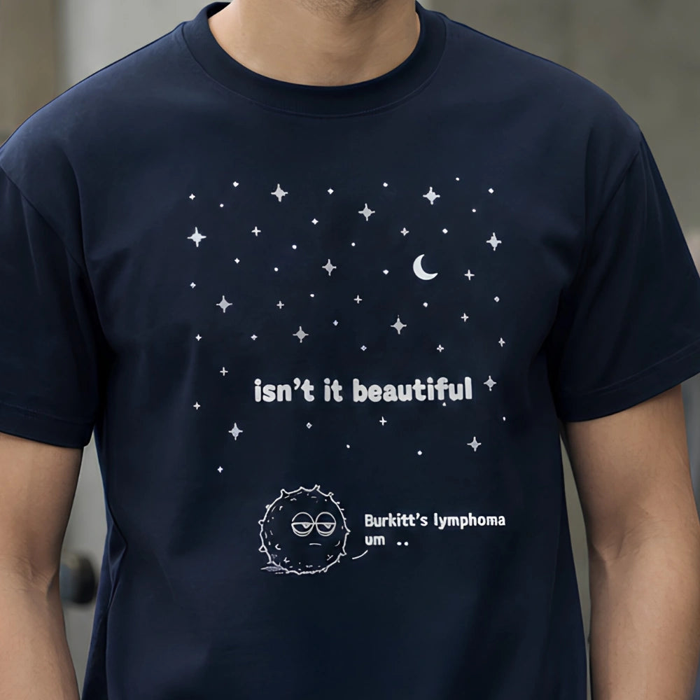 Burkitt lymphoma - Starry Sky | Unisex Stretch Tshirt for Medical Students / Pathologists