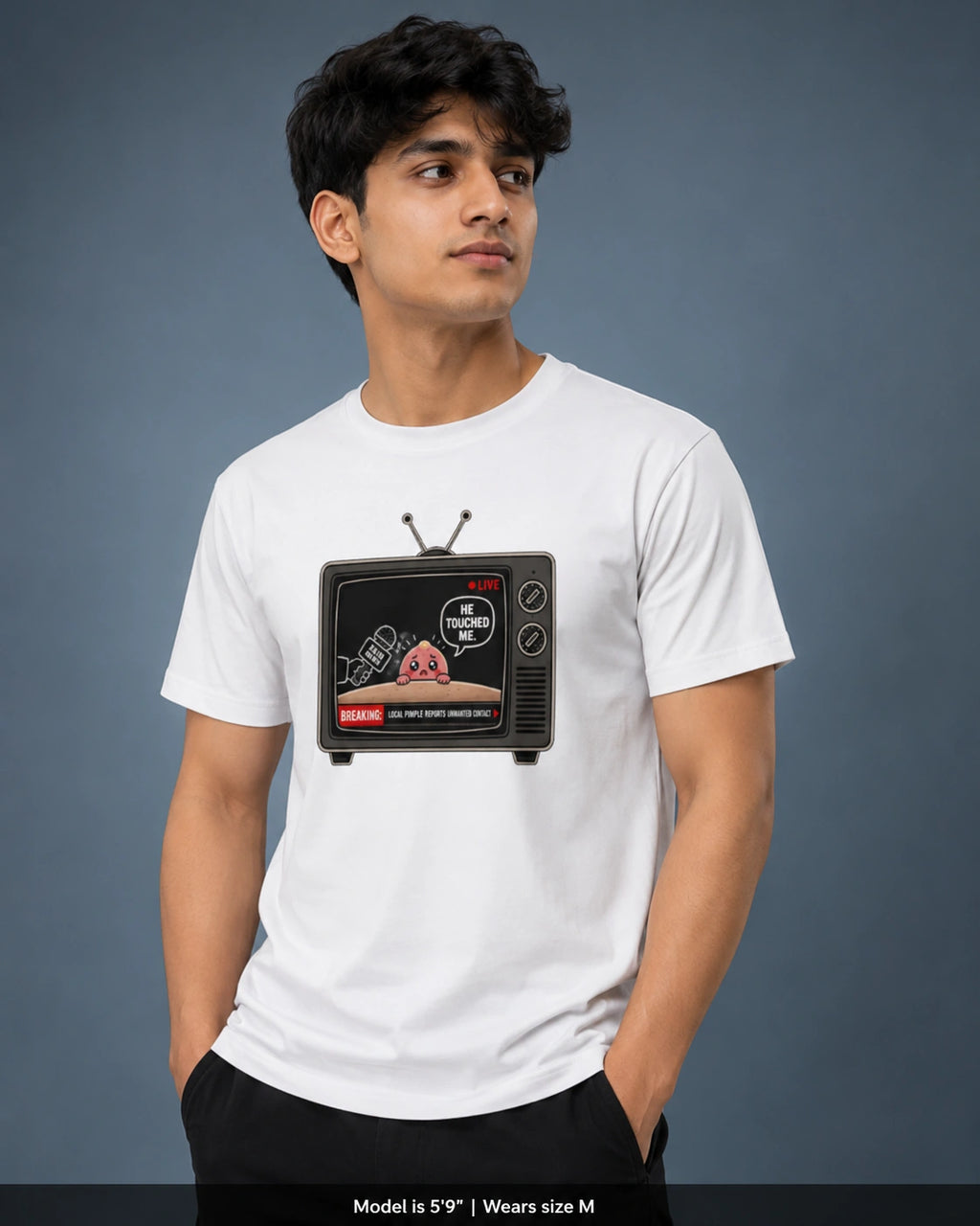 Assault on acne | Unisex Stretch T-shirt for Medical Students