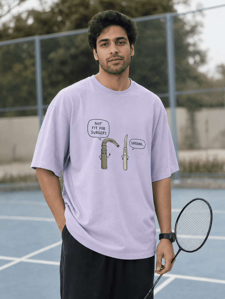 Anesthesia vs Surgeon | Unisex Oversized Classic T-Shirt for Surgeons | Dark print on light tshirts