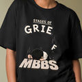 At stage of Depression | Unisex Stretch T-shirt for MBBS Students and Medicos