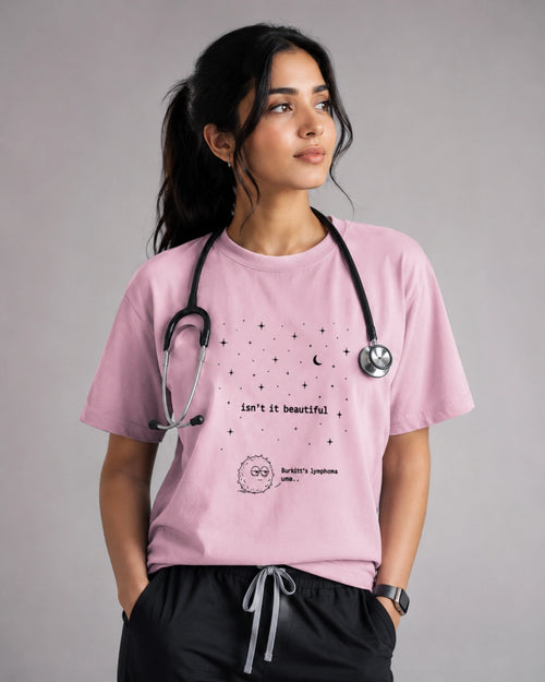 Burkitt lymphoma - Starry Sky | Unisex Stretch T-shirt for Medicos / Pathologists