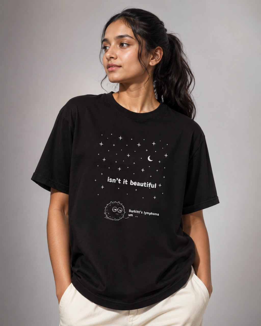 Burkitt lymphoma - Starry Sky | Unisex Stretch Tshirt for Medical Students / Pathologists
