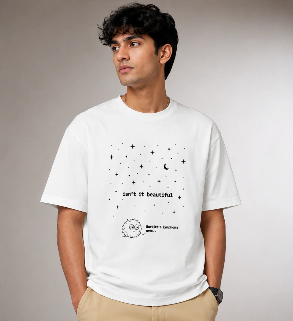 Burkitt lymphoma - Starry Sky | Unisex Stretch T-shirt for Medicos / Pathologists