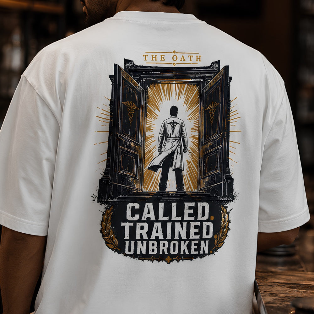 Called Trained Unbroken | Unisex Oversized Classic T-Shirt | The Hero Collection