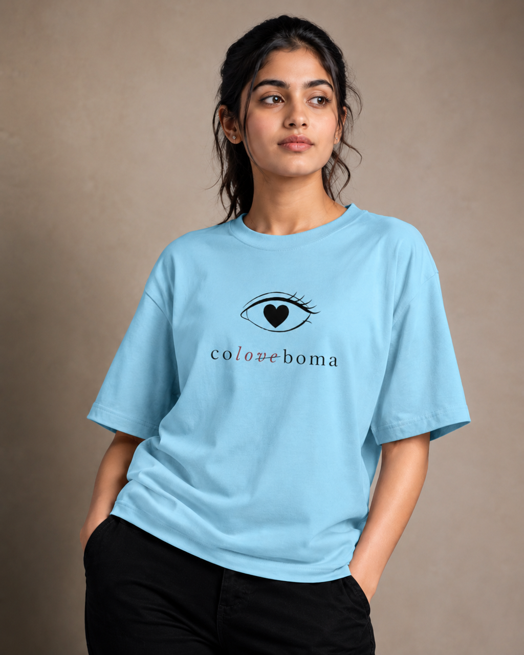 Coloboma | Unisex Oversized Classic T-Shirt | Dark Print on Light Tshirt