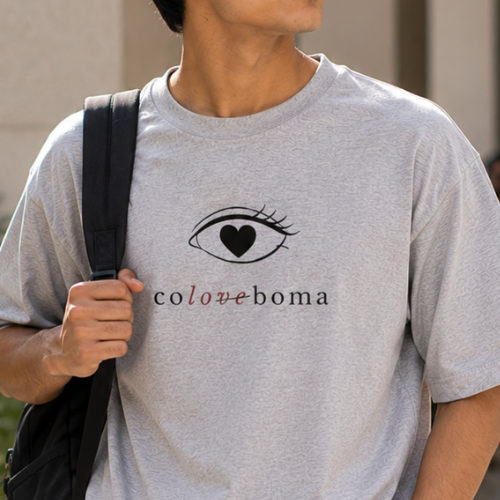 Coloboma | Unisex Oversized Classic T-Shirt | Dark Print on Light Tshirt