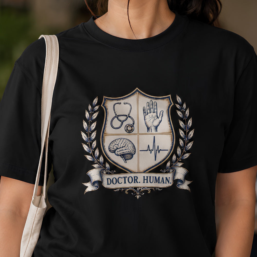 Doctor. Human | Unisex Stretch T-shirt | The Hero Collection