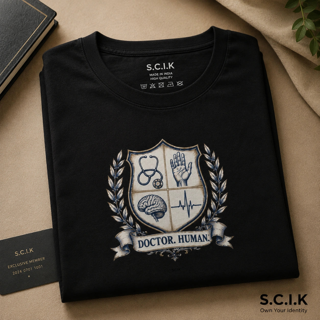 Doctor. Human | Unisex Stretch T-shirt | The Hero Collection