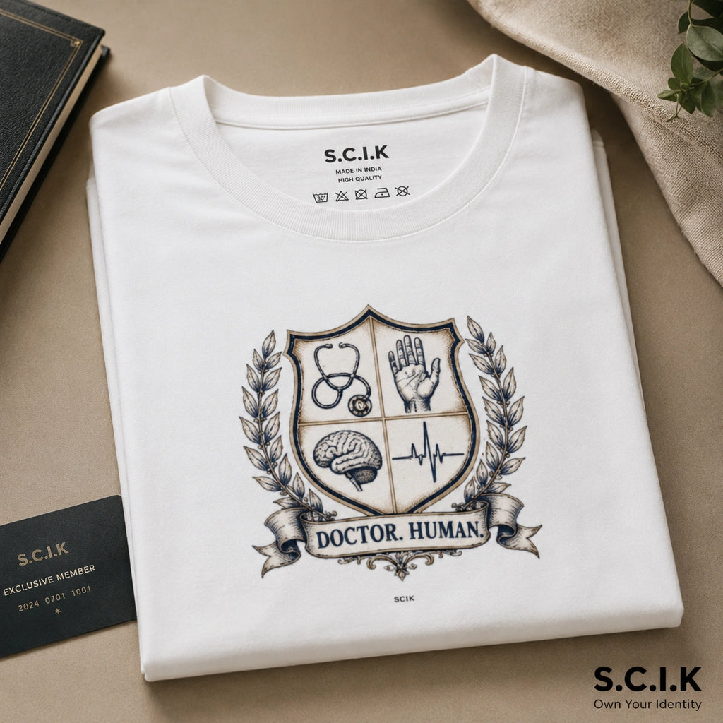 Doctor. Human | Unisex Stretch T-shirt | The Hero Collection