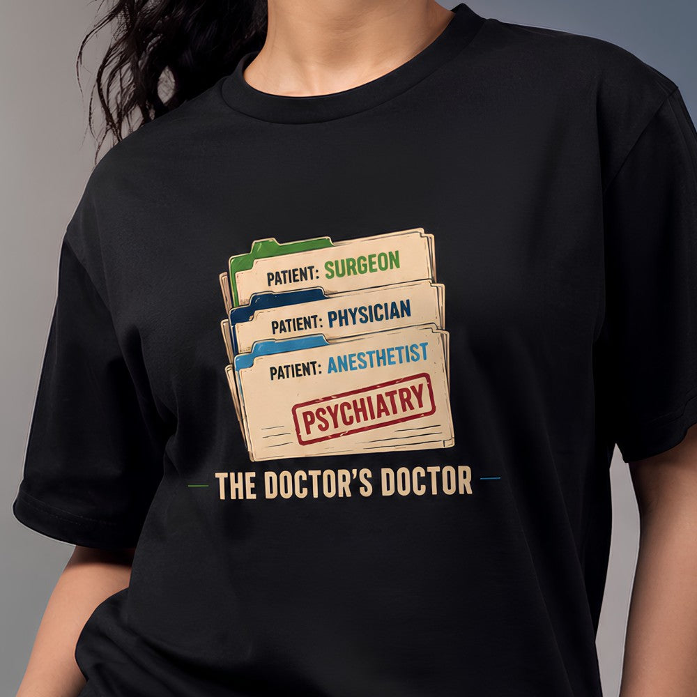 Doctor's doctor | Unisex Stretch T-shirt for Psychiatrists & Medicos