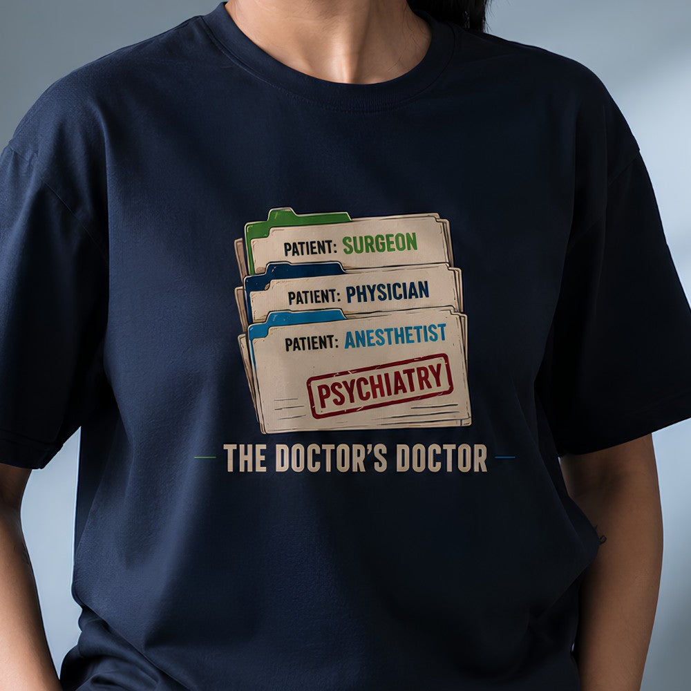 Doctor's doctor | Unisex Stretch T-shirt for Psychiatrists & Medicos