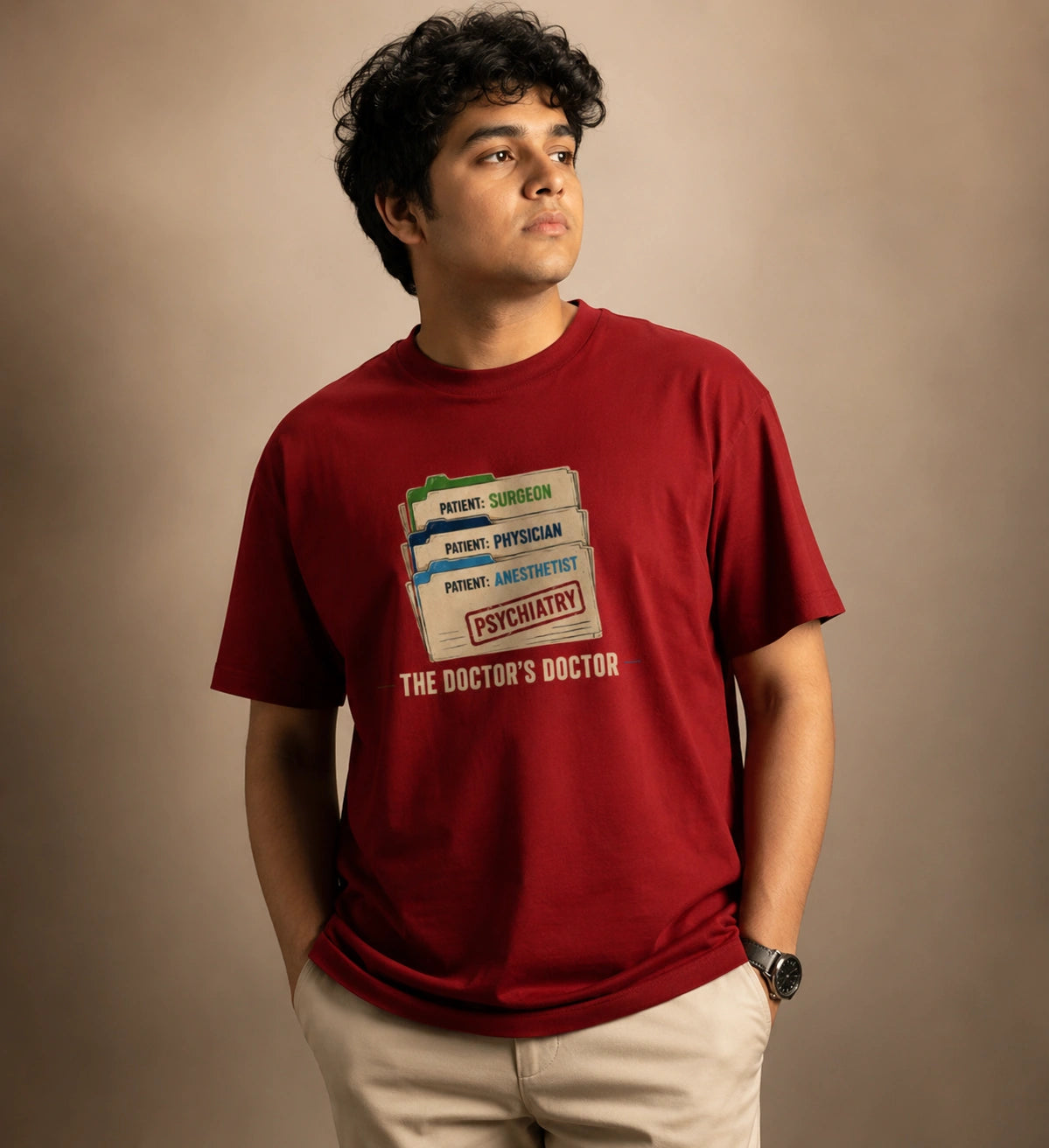 Doctor's doctor | Unisex Stretch T-shirt for Psychiatrists & Medicos