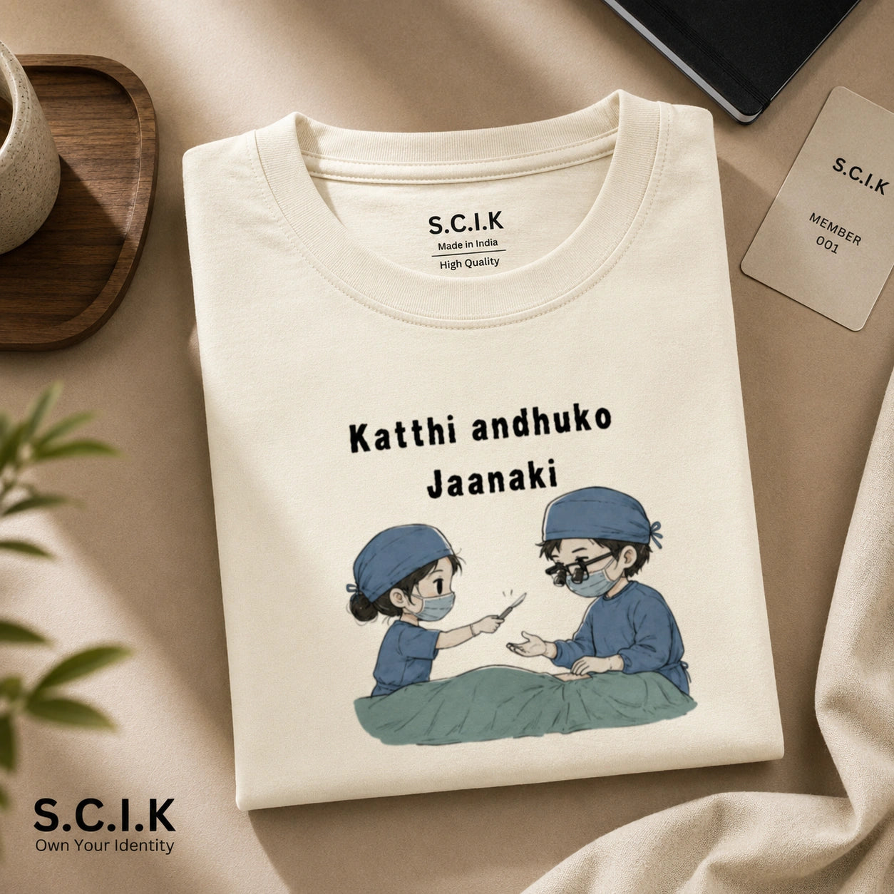 Kathi Anduko Jaanaki | Unisex Oversized Classic T-Shirt