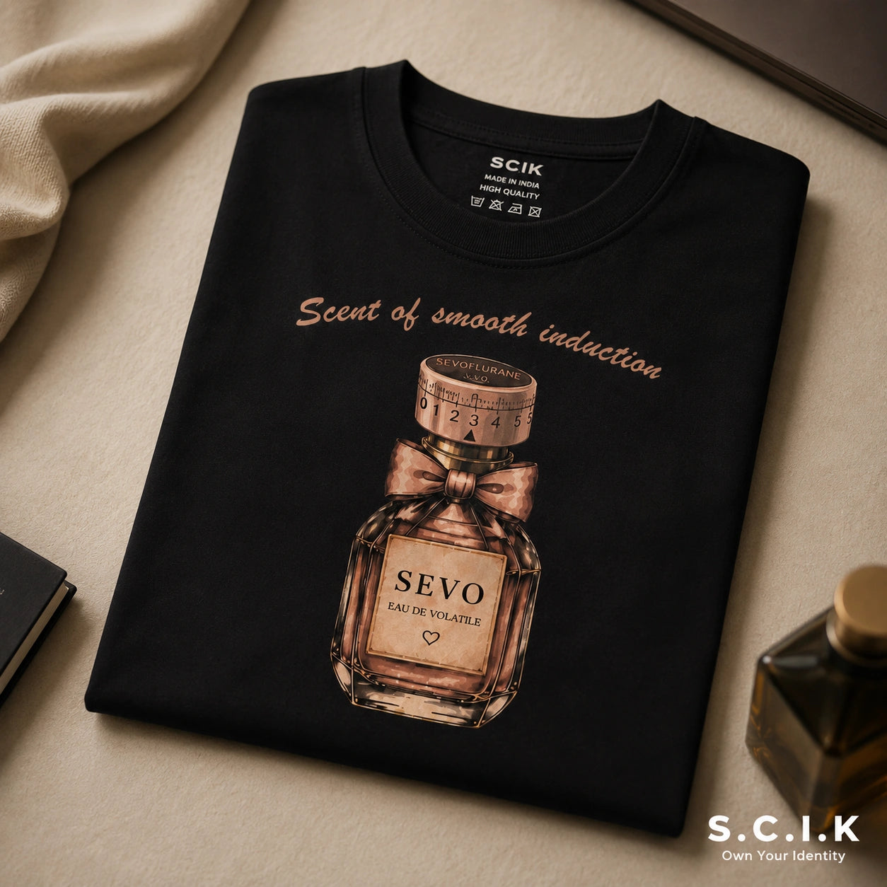 Knockout Perfume | Unisex Stretch T-shirt for Anesthetists and Medicos