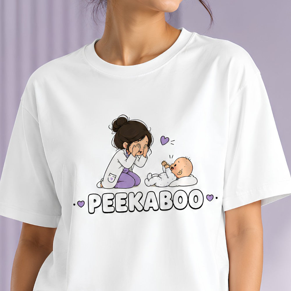 Object permanence Milestone | Unisex Stretch T-shirt
