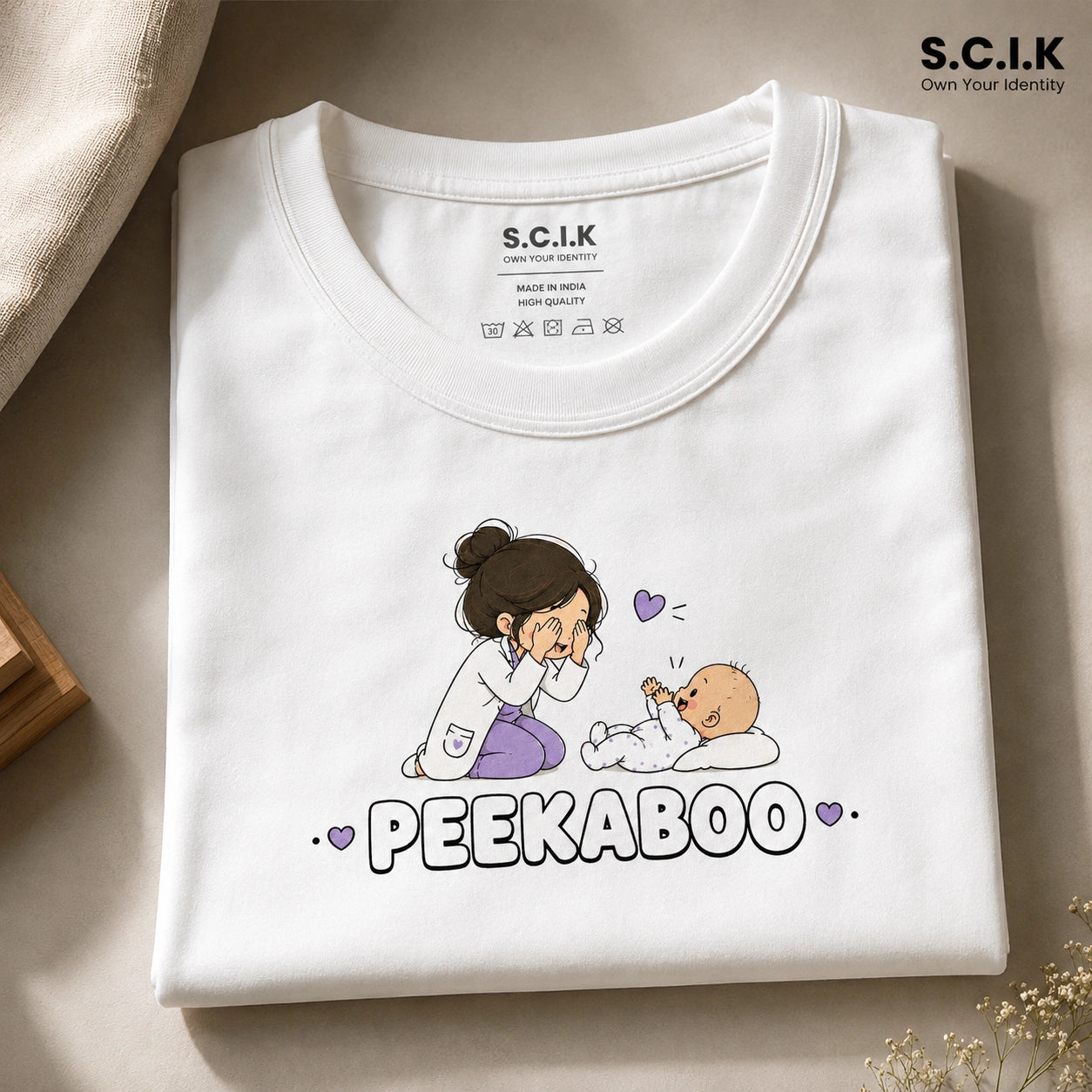Object permanence Milestone | Unisex Stretch T-shirt
