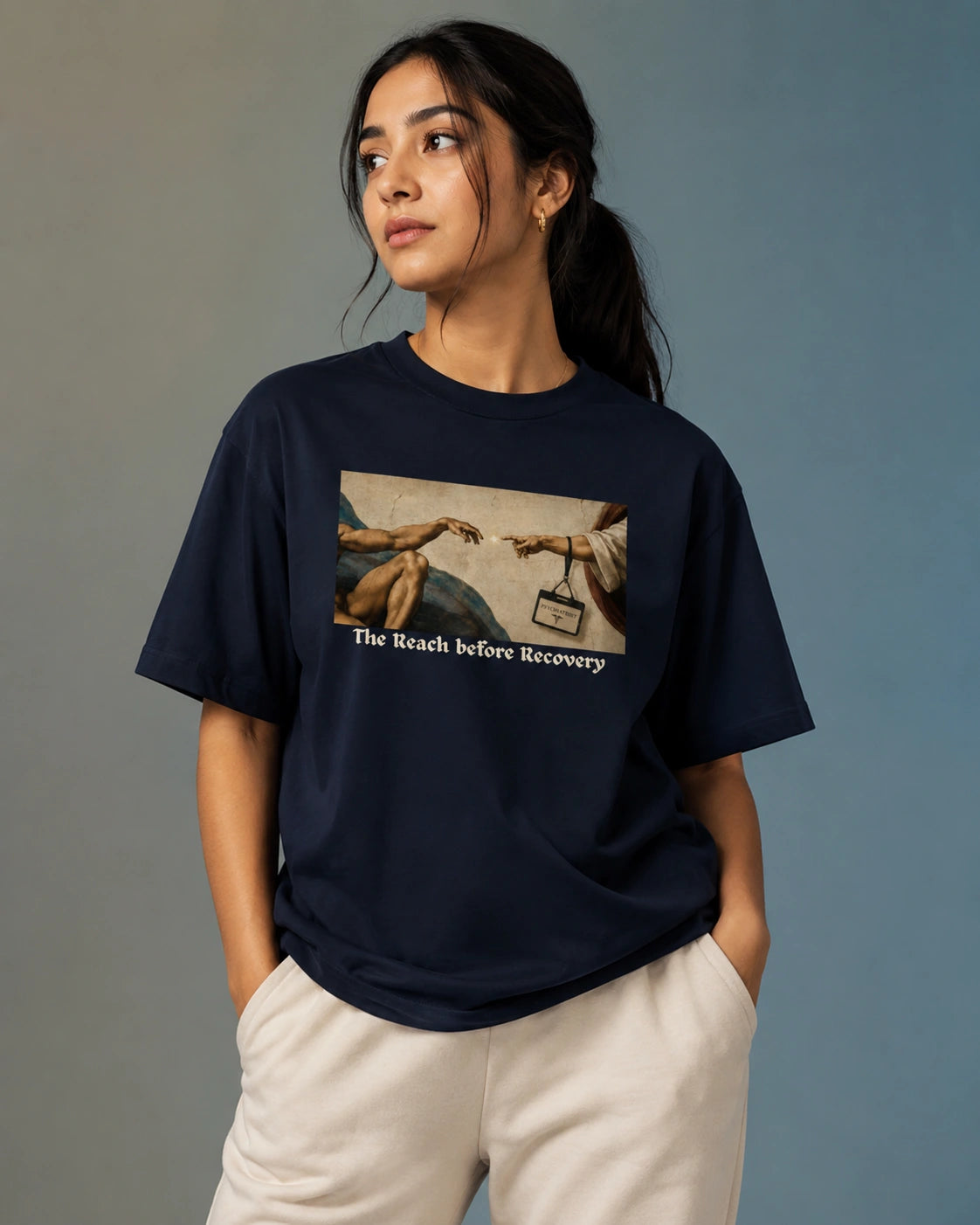 Just reach out | Unisex Stretch T-shirt | Psychiatry Theme Tshirt