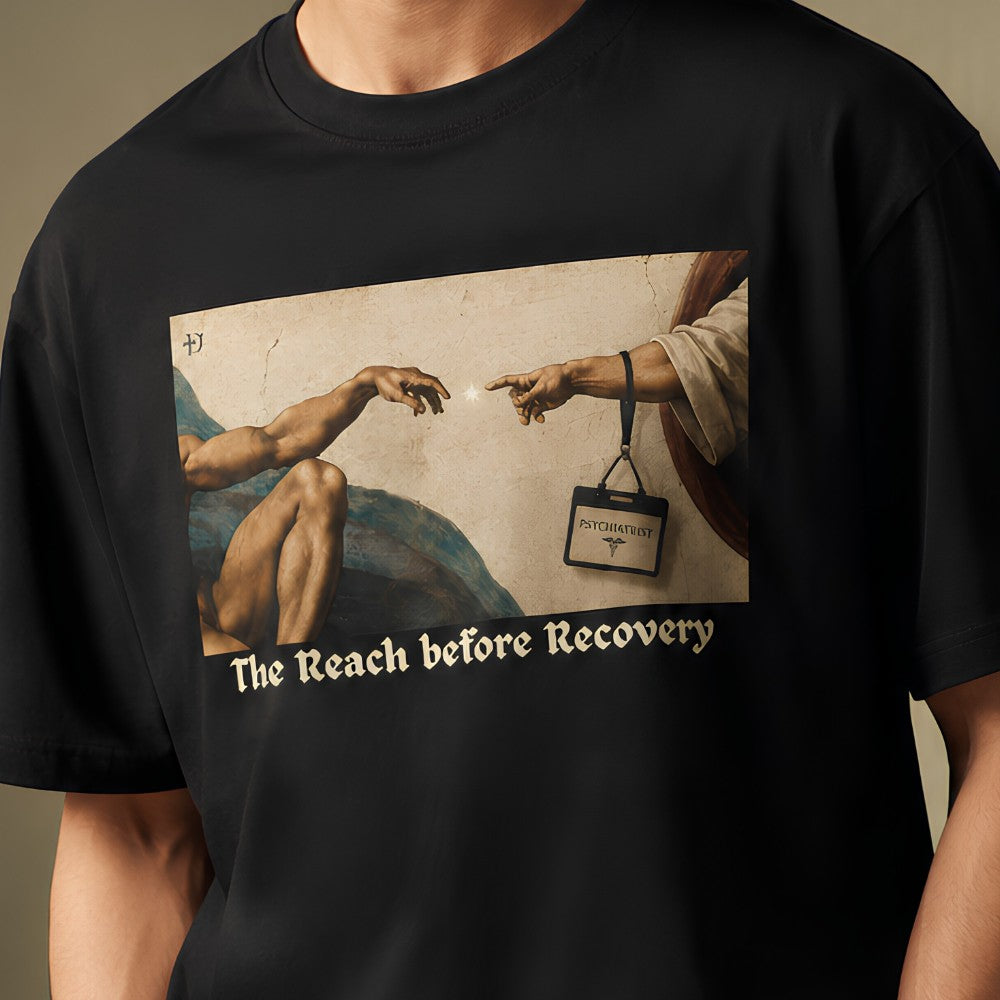 Just reach out | Unisex Stretch T-shirt | Psychiatry Theme Tshirt