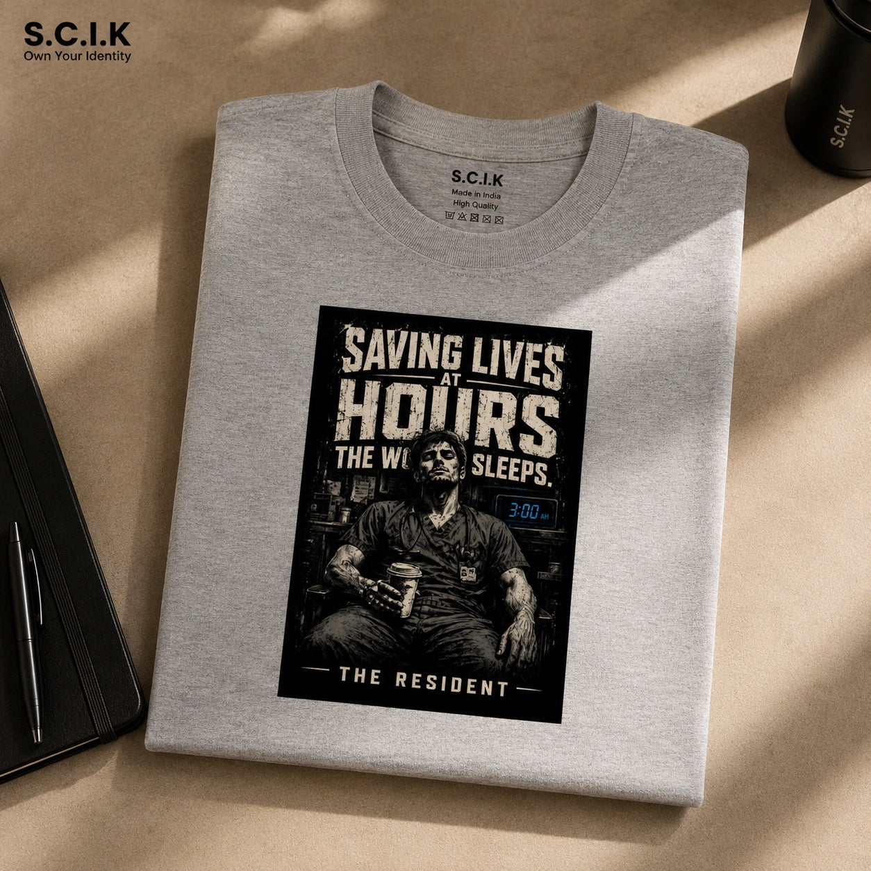 Saving Lives | Unisex Oversized Classic T-Shirt for Residents | The Hero Collection