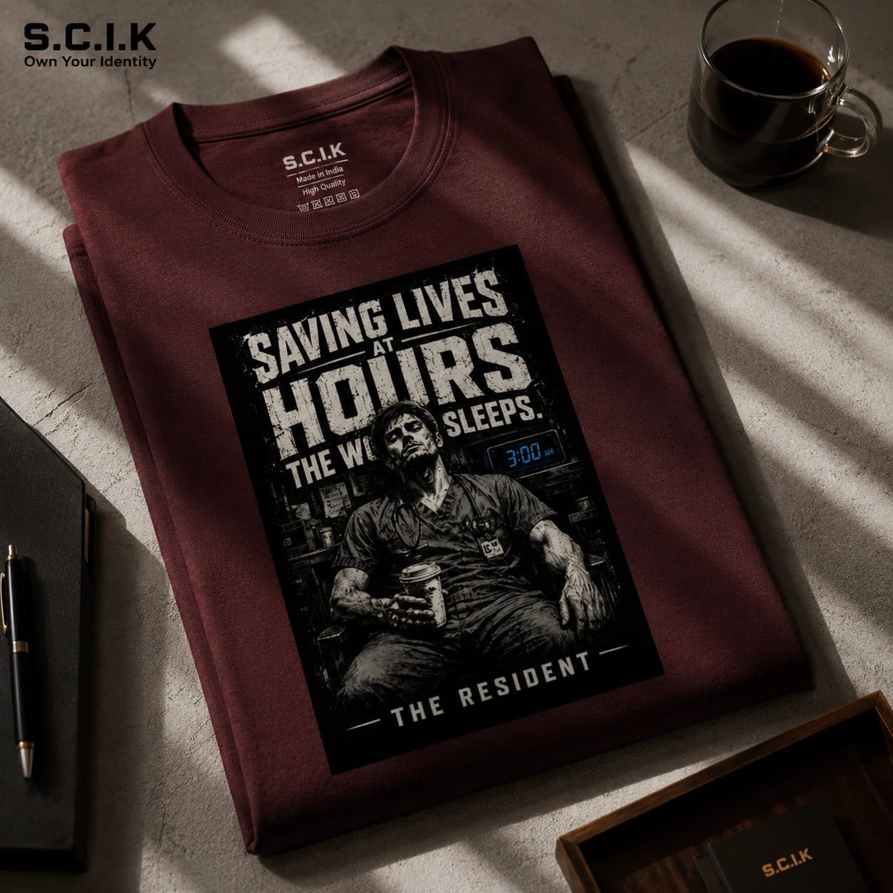 Saving Lives | Unisex Oversized Classic T-Shirt for Residents | The Hero Collection