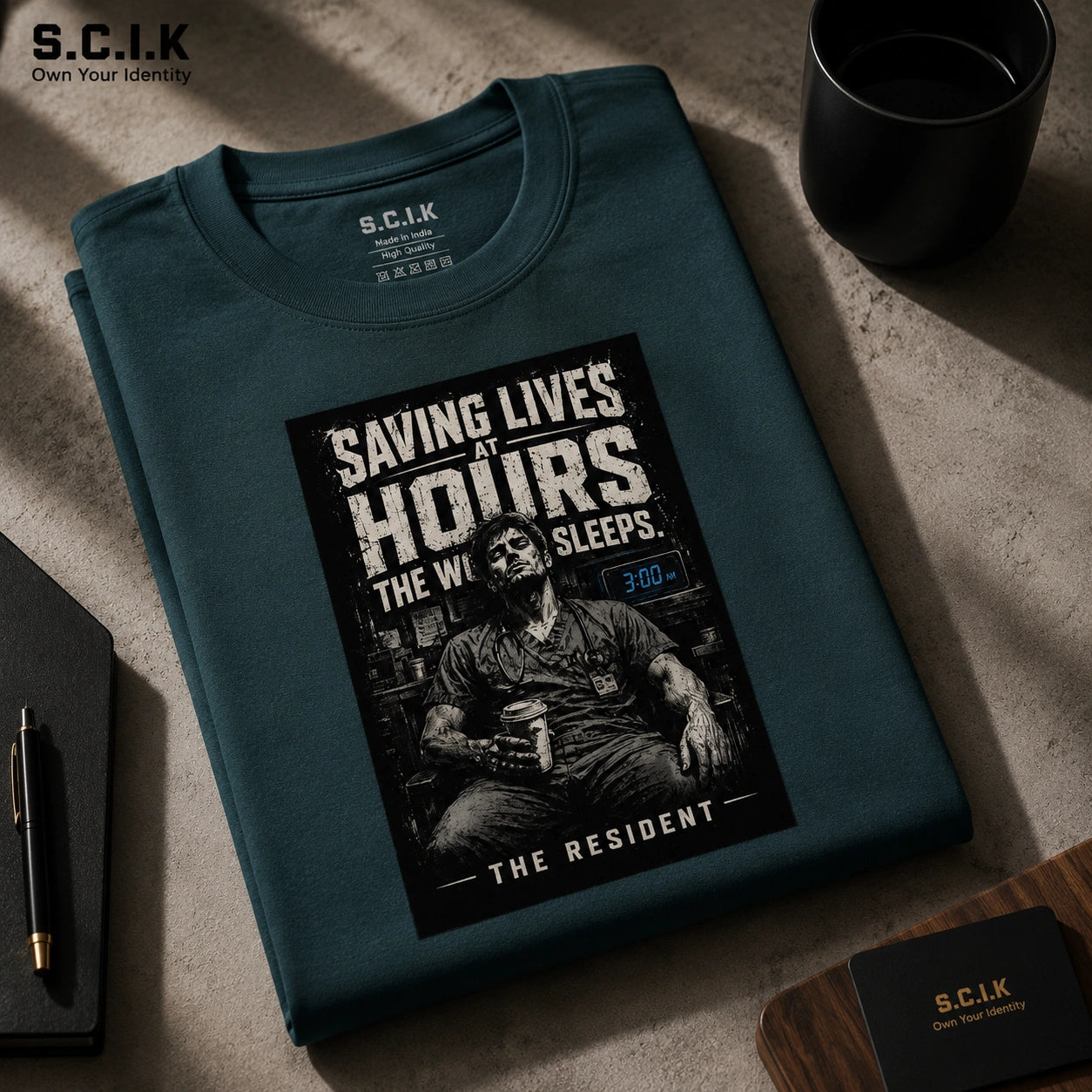 Saving Lives | Unisex Oversized Classic T-Shirt for Residents | The Hero Collection