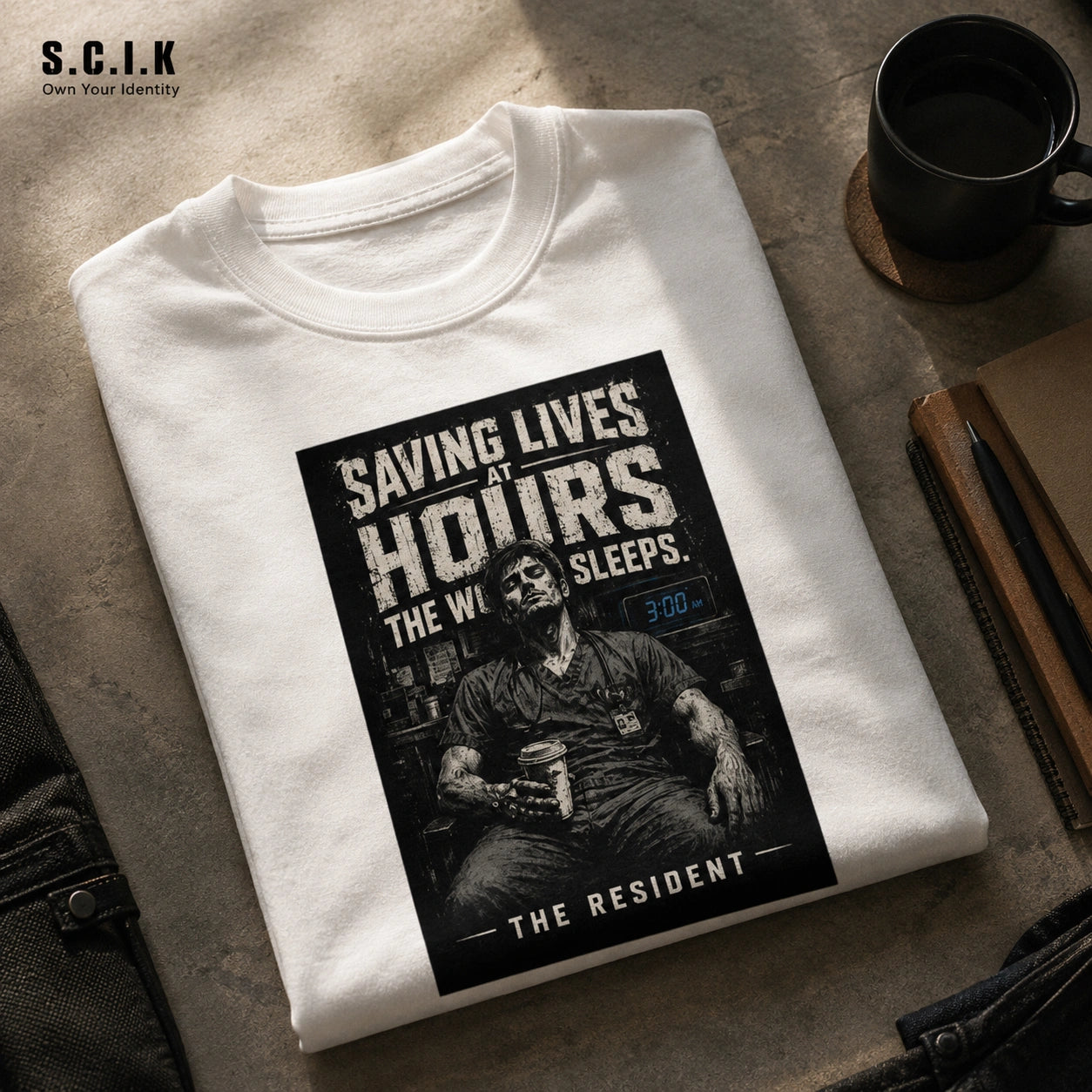 Saving Lives | Unisex Oversized Classic T-Shirt for Residents | The Hero Collection