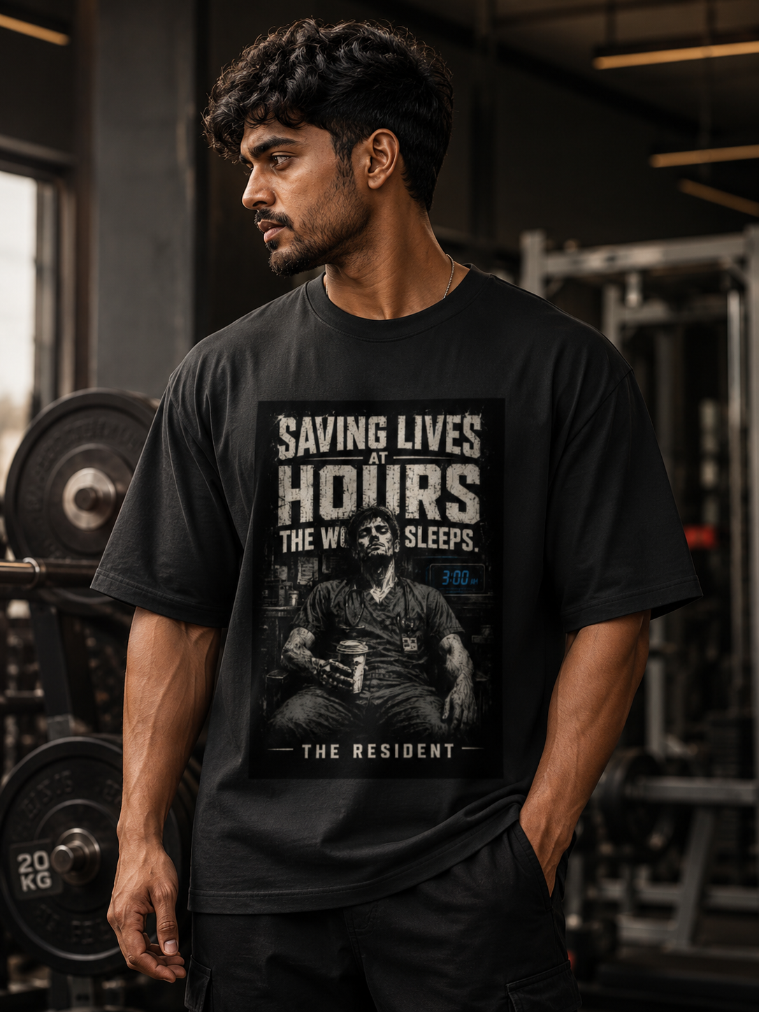 Saving Lives | Unisex Oversized Classic T-Shirt for Residents | Hero Collection