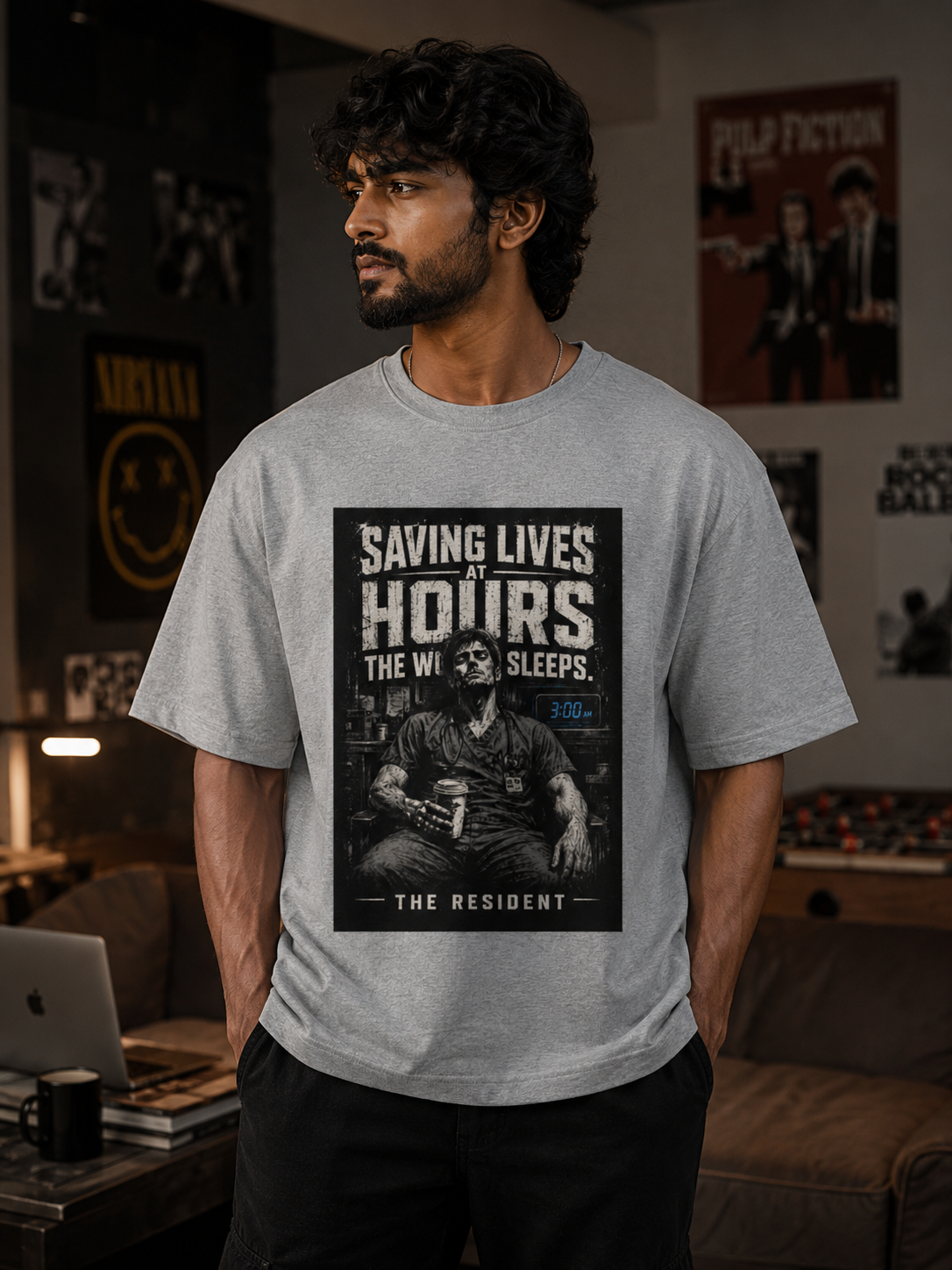 Saving Lives | Unisex Oversized Classic T-Shirt for Residents | Hero Collection