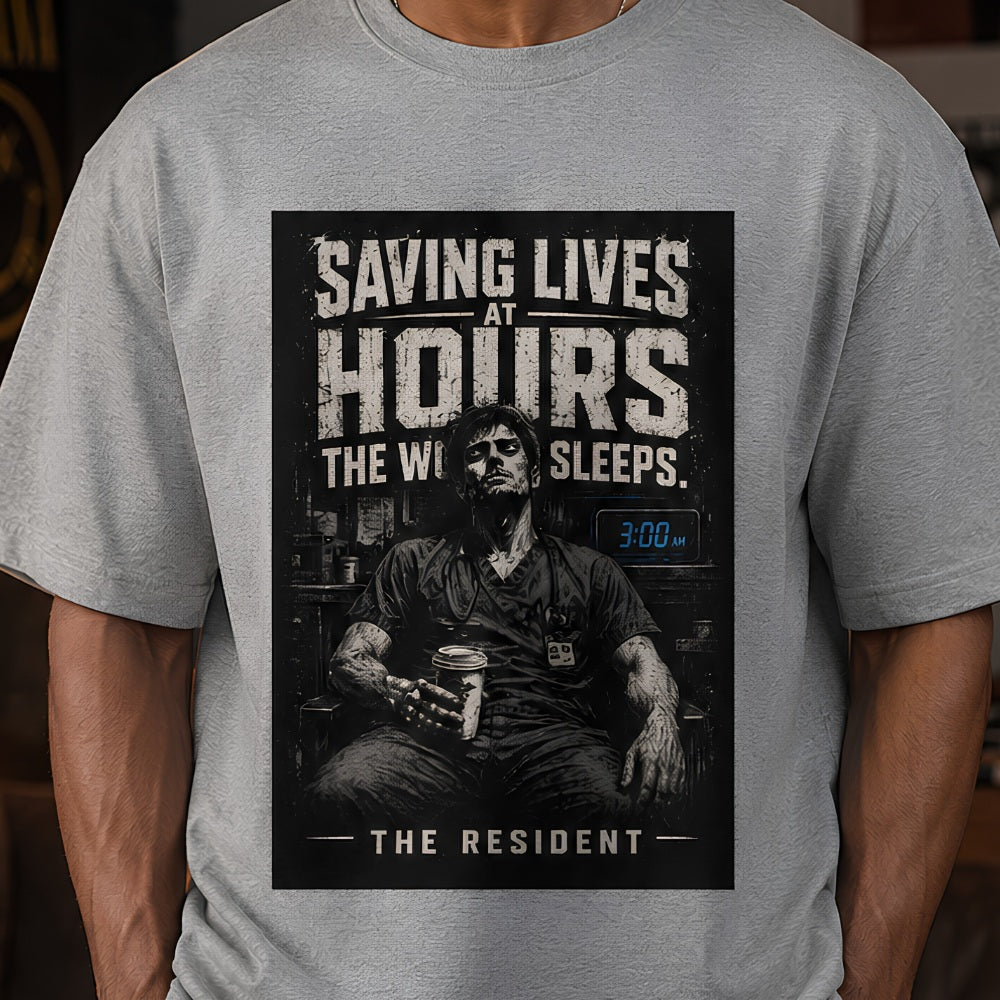 Saving Lives | Unisex Oversized Classic T-Shirt for Residents | The Hero Collection