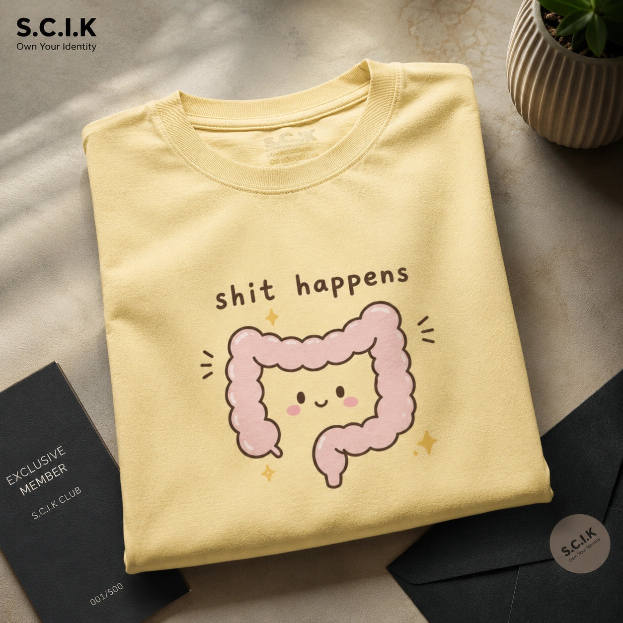 Shit Happens | Unisex Oversized Standard T-Shirt