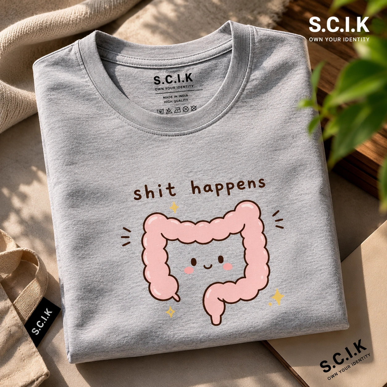 Shit Happens | Unisex Oversized Standard T-Shirt