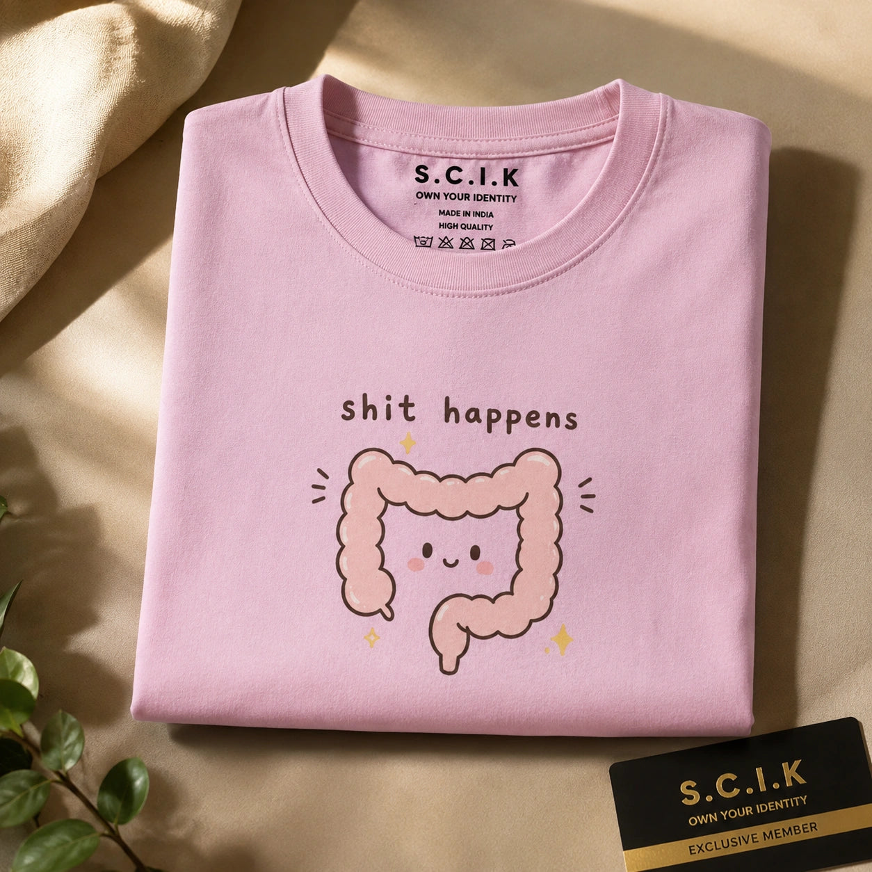 Shit Happens | Unisex Oversized Standard T-Shirt