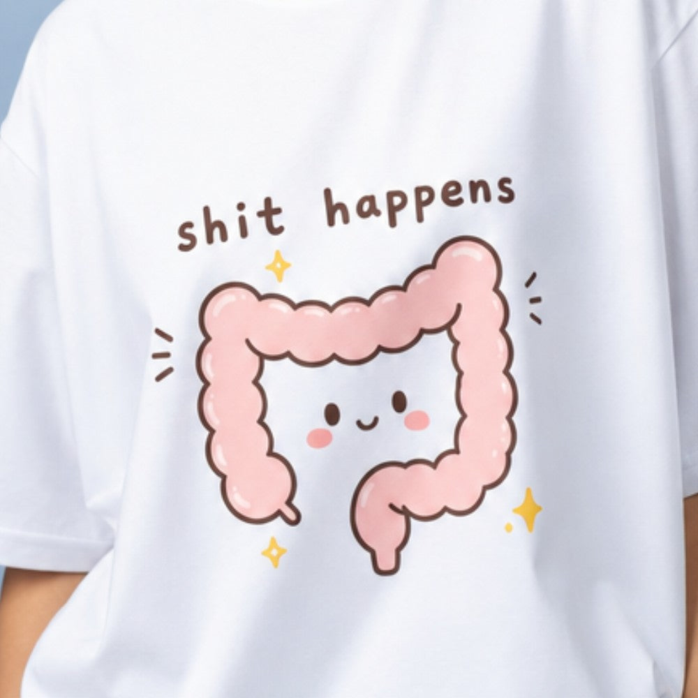 Shit Happens | Unisex Oversized Standard T-Shirt
