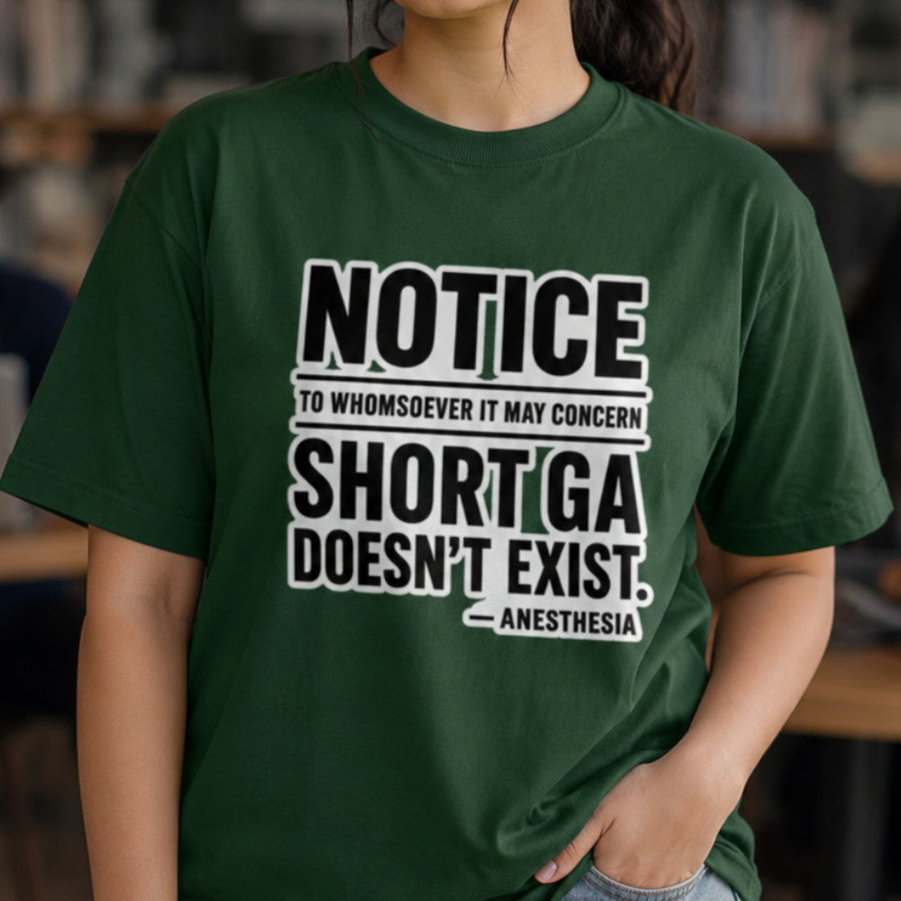 Short GA Doesn't Exist | Unisex Oversized Classic T-Shirt |