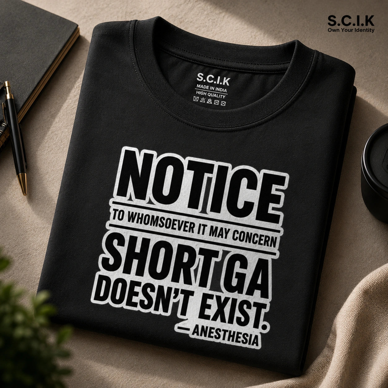 Short GA Doesn't Exist | Unisex Oversized Classic T-Shirt |