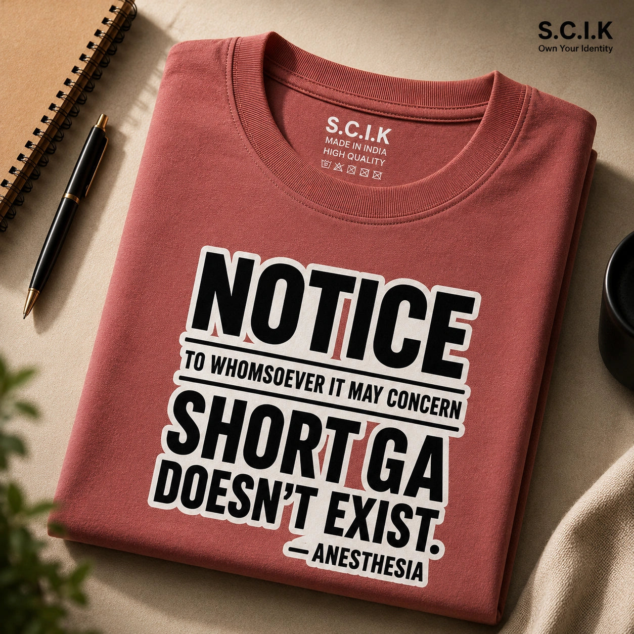 Short GA Doesn't Exist | Unisex Oversized Classic T-Shirt |