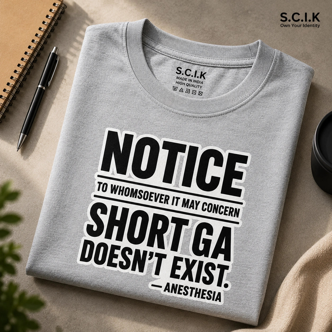 Short GA Doesn't Exist | Unisex Oversized Classic T-Shirt |