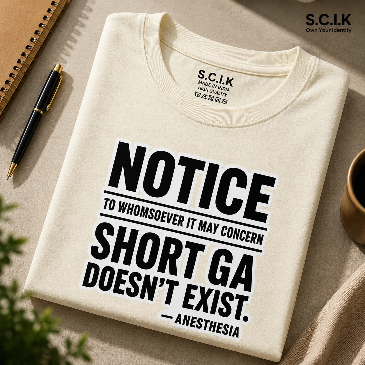 Short GA Doesn't Exist | Unisex Oversized Classic T-Shirt |