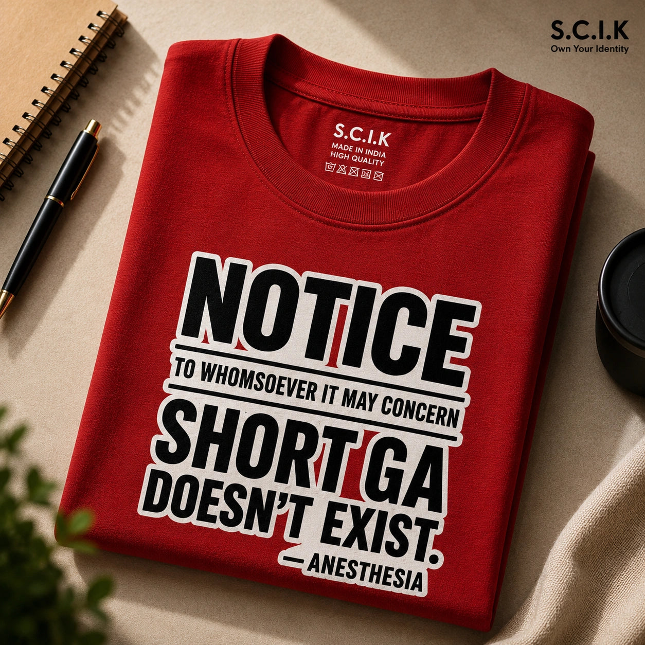 Short GA Doesn't Exist | Unisex Oversized Classic T-Shirt |