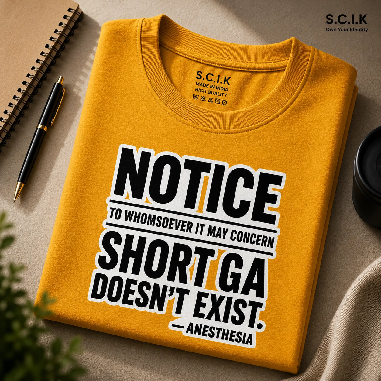 Short GA Doesn't Exist | Unisex Oversized Classic T-Shirt |