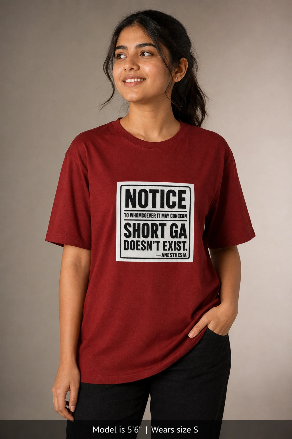 Short GA Is A Myth | Unisex Stretch T-shirt for Anesthesiologists
