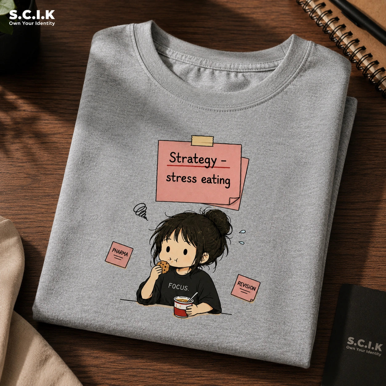 Stress Eating | Unisex Oversized Classic T-Shirt