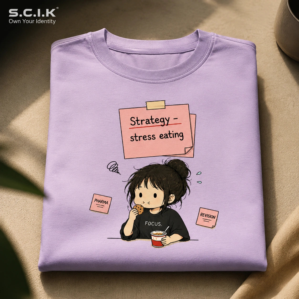 Stress Eating | Unisex Oversized Classic T-Shirt