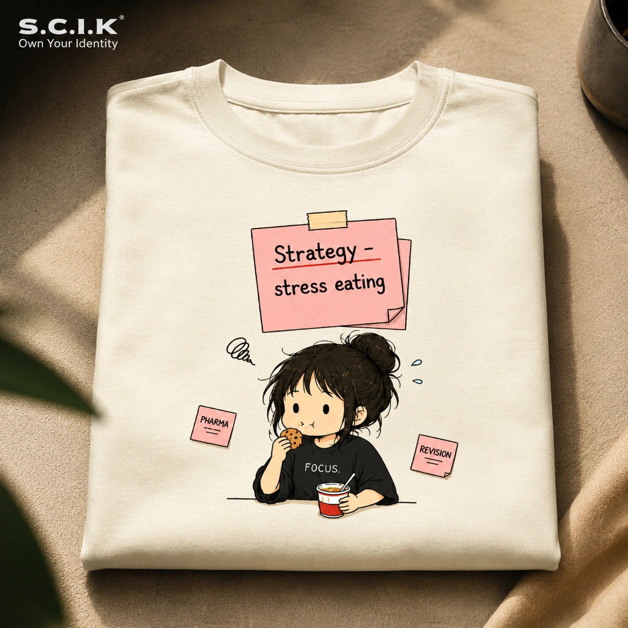 Stress Eating | Unisex Oversized Classic T-Shirt