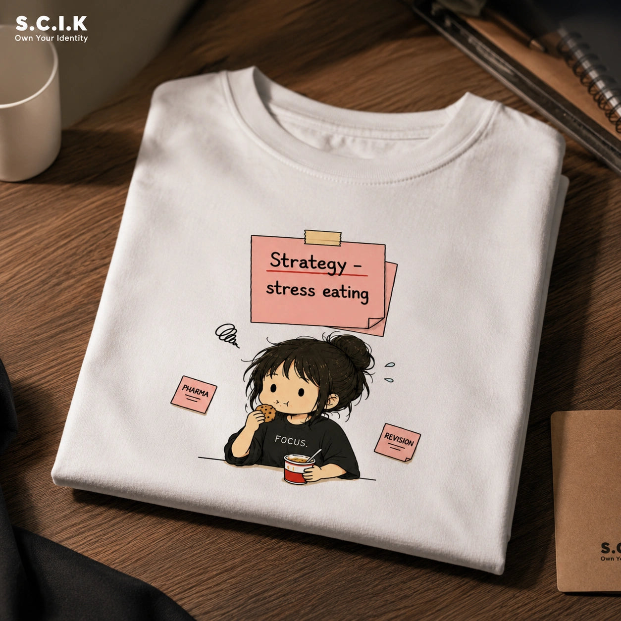 Stress Eating | Unisex Oversized Classic T-Shirt
