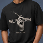 Surgery Addiction | Unisex Terry Oversized Tee