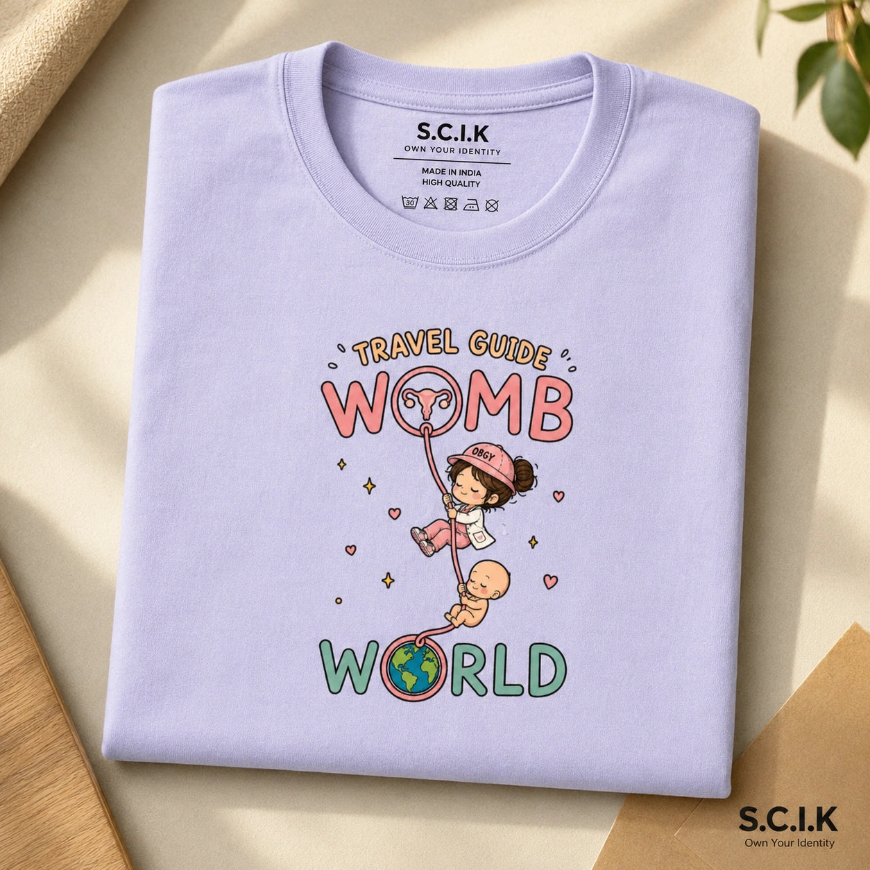 Travel Guide | Unisex Stretch T-shirt for Obstetrics Department