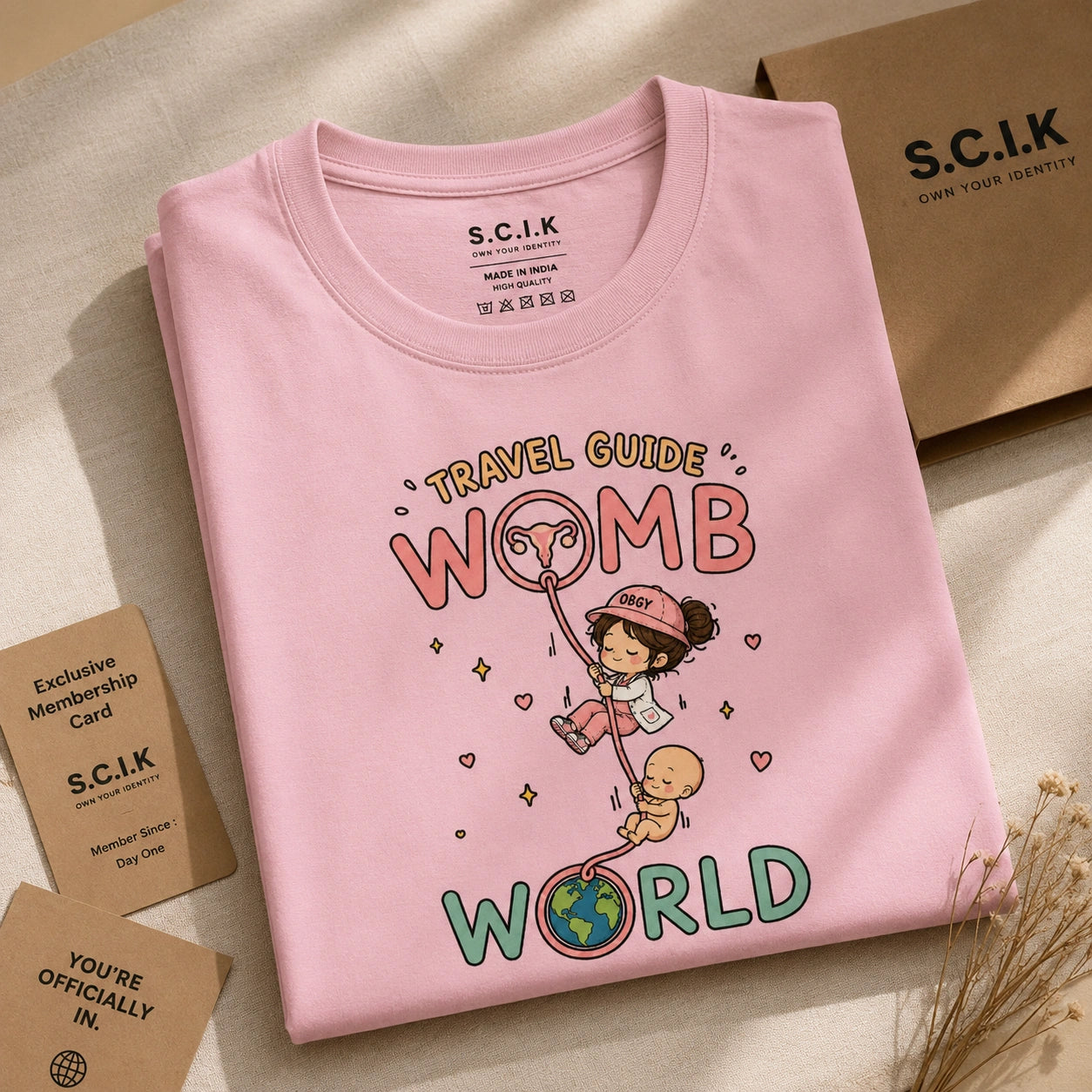 Travel Guide | Unisex Stretch T-shirt for Obstetrics Department