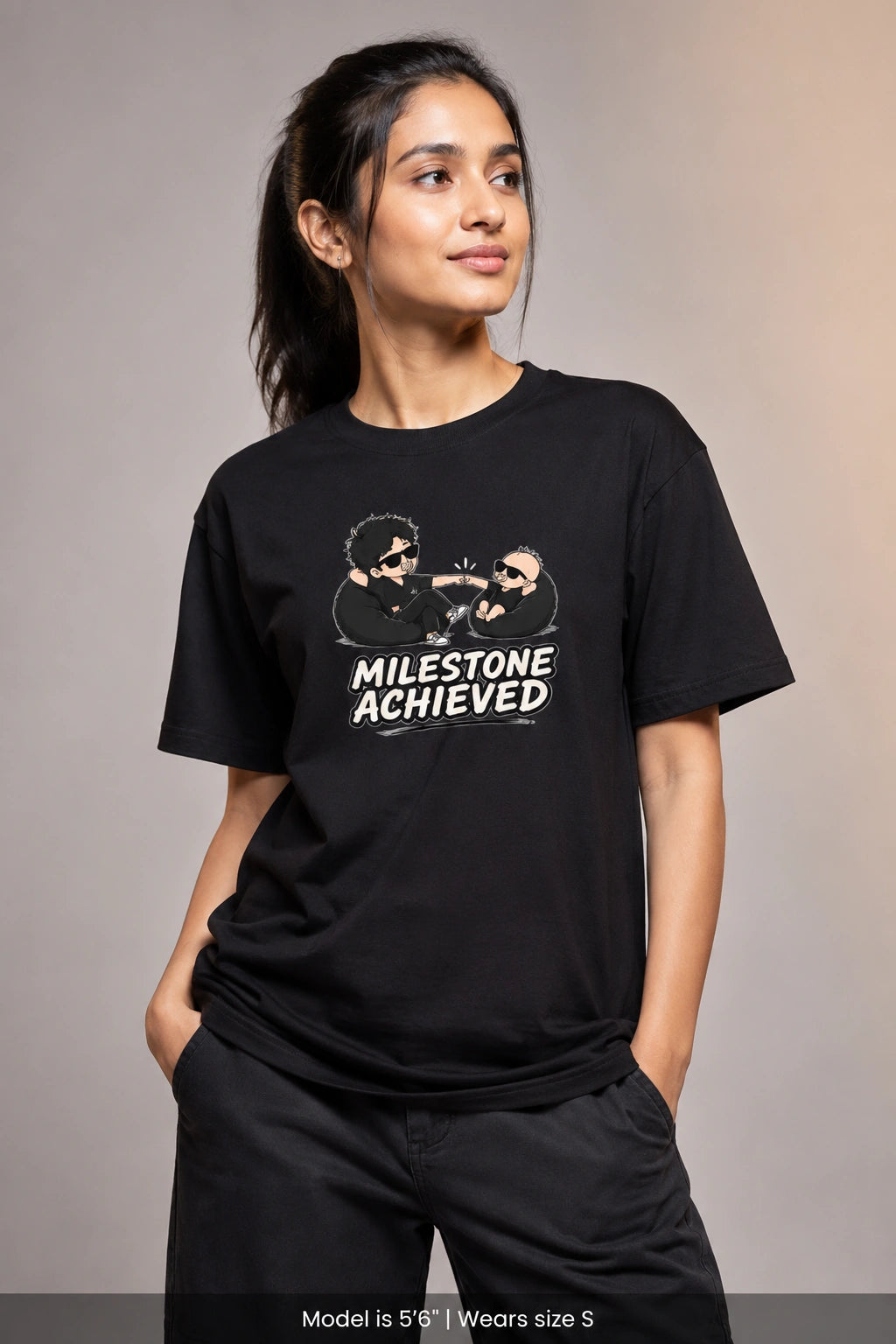 Unidextrous Reach Milestone | Unisex Stretch T-shirt for Paediatrician & MBBS Students