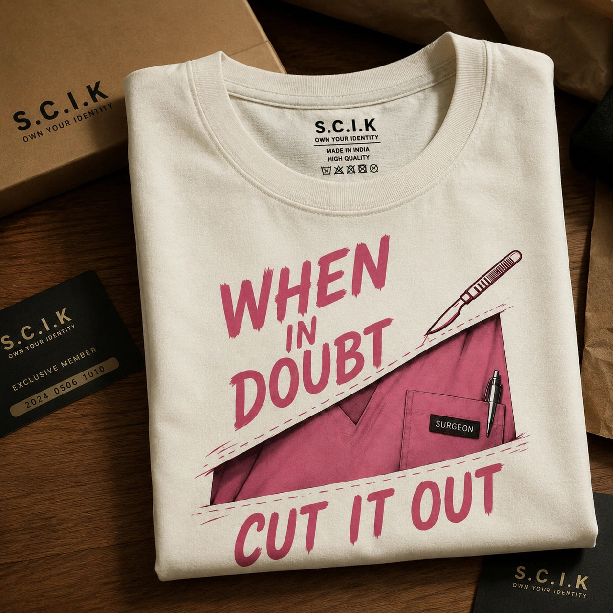 When in Doubt Cut it Out | Unisex Oversized Classic T-Shirt